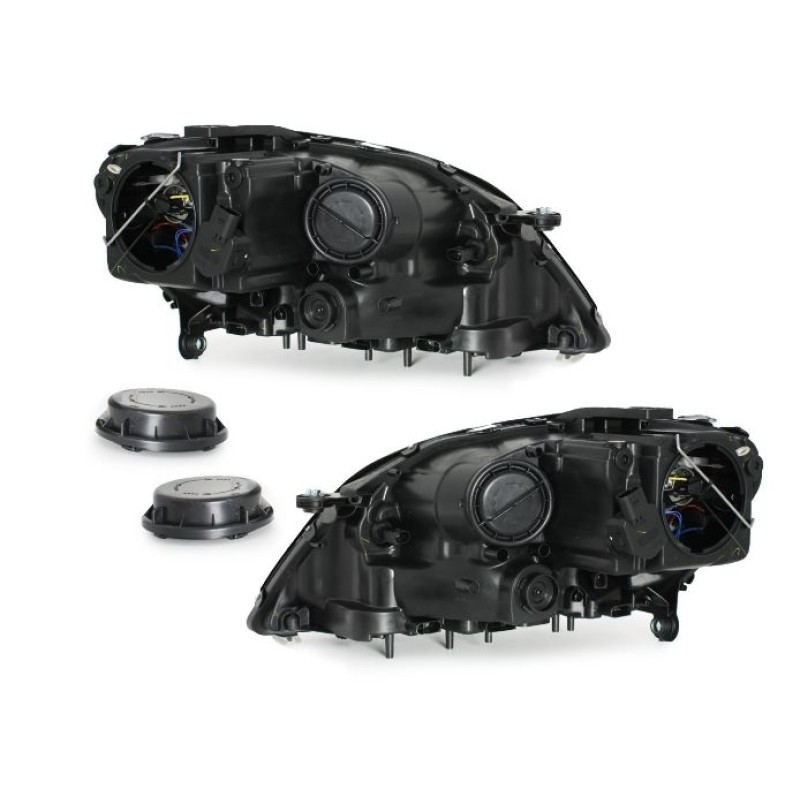 Φανάρια εμπρός Mercedes ML W164 (2005-2008) led , χωρίς λάμπες (Η7) - σετ 2τμχ.