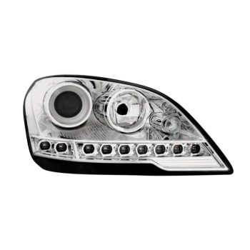 Φανάρια εμπρός Mercedes ML W164 (2008-2011) led , χωρίς λάμπες (Η7) - σετ 2τμχ.
