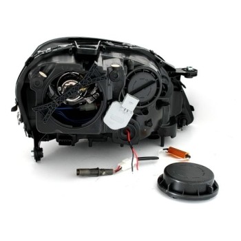 Φανάρια εμπρός Mercedes ML W164 (2008-2011) led , μαύρα , χωρίς λάμπες (Η7) - σετ 2τμχ.