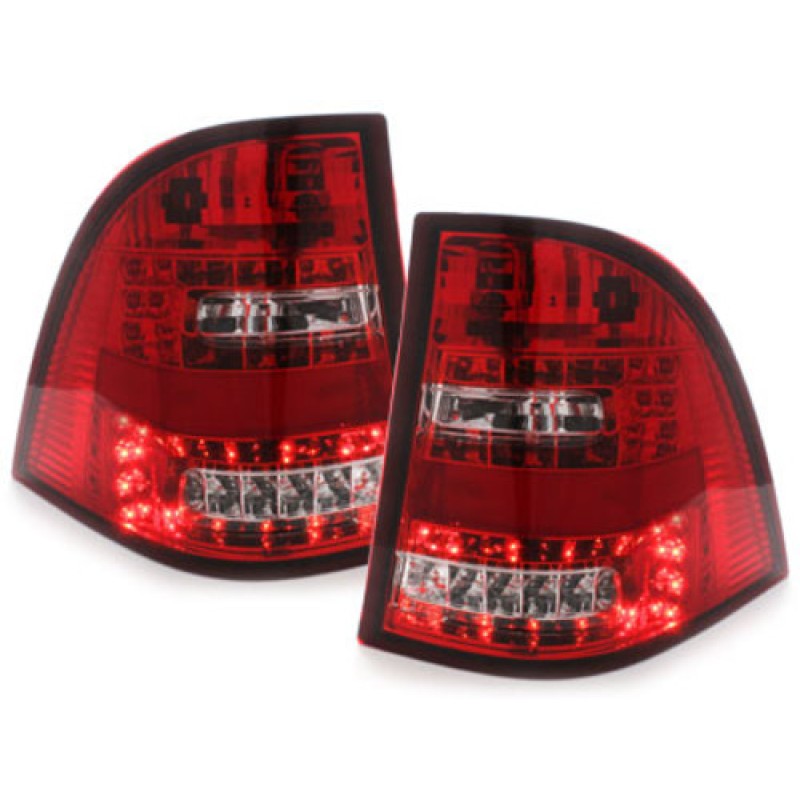 Πίσω φανάρια Mercedes ML W163 (1998-2006) τύπου led - σετ 2τμχ.