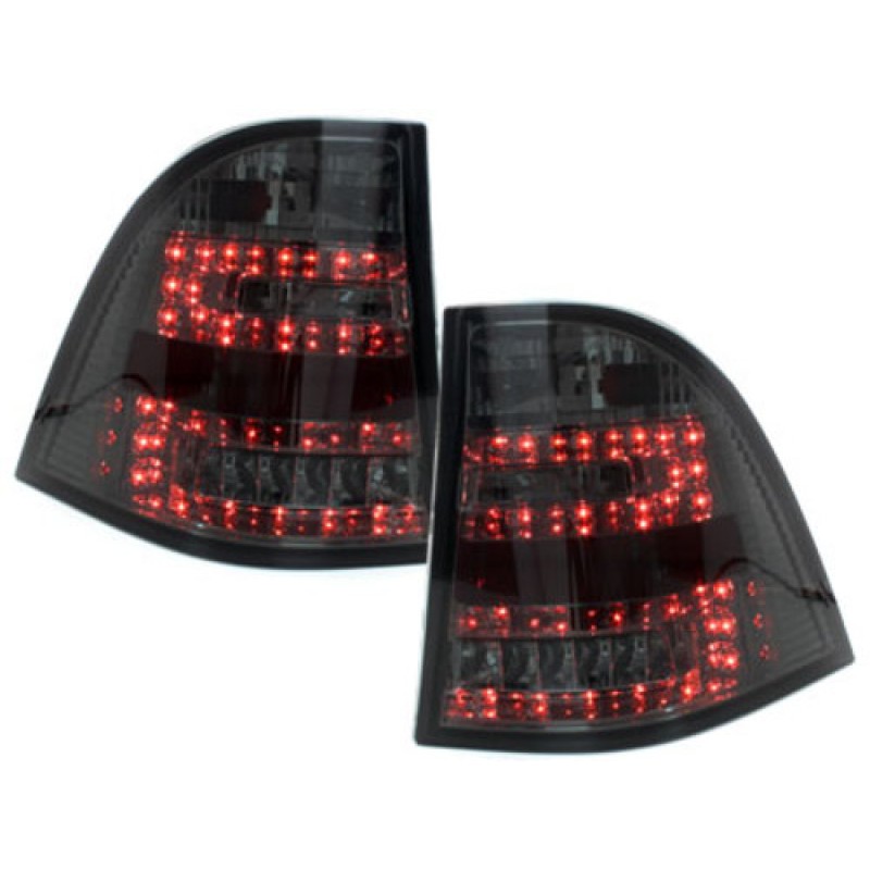 Πίσω φανάρια led Mercedes ML W163 (1998-2006) - μαύρα - σετ 2τμχ.