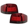 Πίσω φανάρια led Audi A3 (2003-2008) - κόκκινα / φιμέ χρωμίου - σετ 2τμχ.