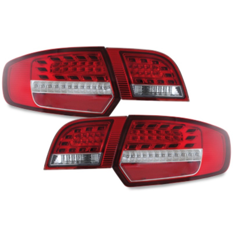 Πίσω φανάρια led Audi A3 Sportback (2003-2008) - κόκκινα - σετ 2τμχ.