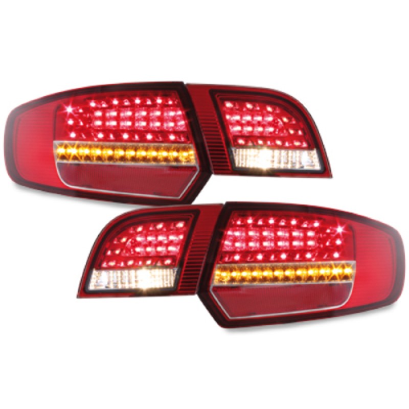 Πίσω φανάρια led Audi A3 Sportback (2003-2008) - κόκκινα - σετ 2τμχ.