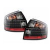 Πίσω φανάρια led Audi A4 sedan (4d) (2001-2004) - μαύρα - σετ 2τμχ.