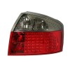 Πίσω φανάρια led Audi A4 (2001-2004) - κόκκινα /chrome φιμέ - σετ 2τμχ.
