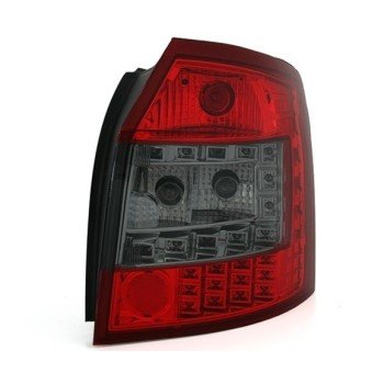 Πίσω φανάρια led Audi A4 combi (2001-2004) - φιμέ φλας - σετ 2τμχ.