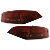 Πίσω φανάρια led Audi A4 sedan (2007-2011) - κόκκινα / φιμέ - σετ 2τμχ.