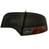 Πίσω φανάρια led Audi A4 sedan (2004-2007) - μαύρα - σετ 2τμχ.