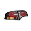 Πίσω φανάρια led Audi A4 sedan (2004-2007) - black - σετ 2τμχ.