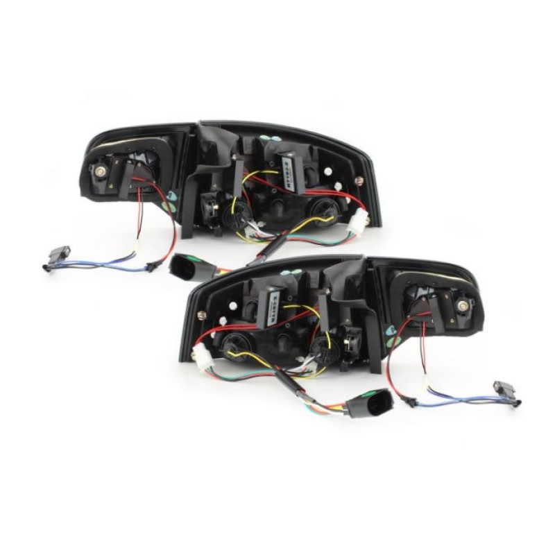 Πίσω φανάρια led Audi A4 sedan (2004-2007) - black - σετ 2τμχ.