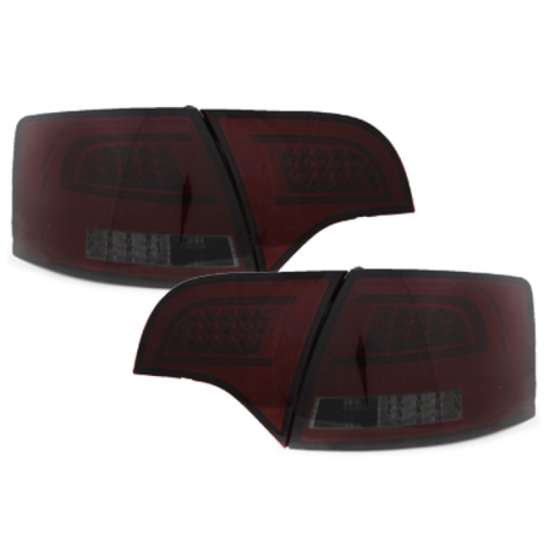 Πίσω φανάρια led Audi A4 combi (2004-2007) - κόκκινα /φιμέ - σετ 2τμχ.
