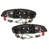 Πίσω φανάρια led Audi A4 Β8 8Κ combi (2008-2011) - μαύρα - σετ 2τμχ.