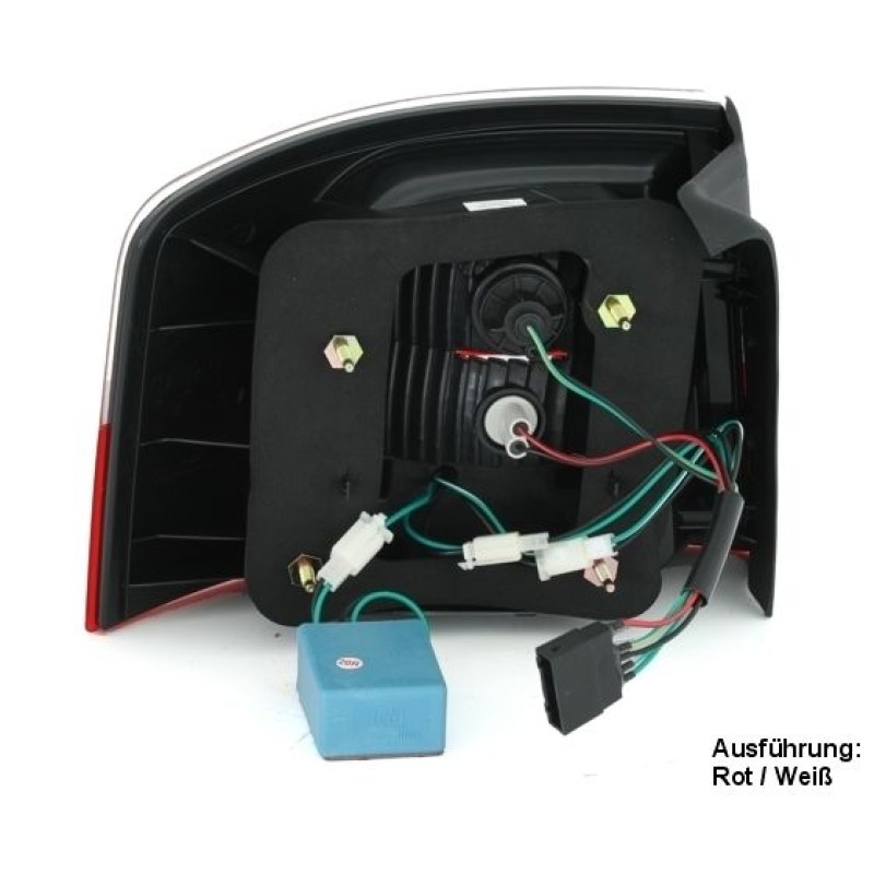 Πίσω φανάρια led Audi A6 combi (1997-2004) - φιμέ - σετ 2τμχ.