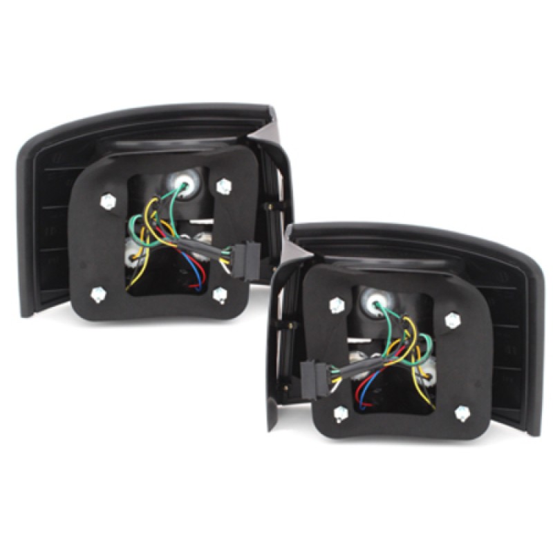 Πίσω φανάρια led Audi A6 combi (1997-2004) - φιμέ / κόκκινα - σετ 2τμχ.