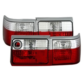 Πίσω φανάρια Audi 80 Β3 (1986-1991) / B4 combi (1991-1996) - κόκκινα / chrome - σετ 2τμχ. Πίσω φανάρια Audi 80 Β3 (1986-1991) / B4 combi (1991-1996) - κόκκινα / chrome - σετ 2τμχ.