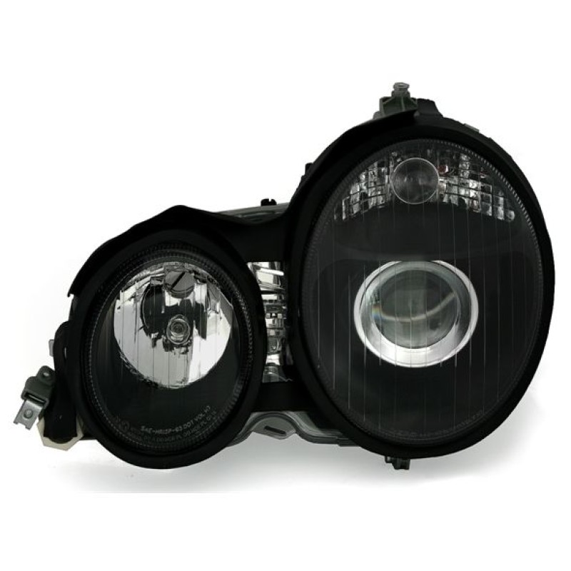 Φανάρια εμπρός Mercedes W210 E-Class (1995-1999) , με λάμπες (Η1) - σετ 2τμχ.