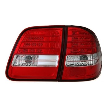 Πίσω φανάρια led Mercedes W210 E-Class combi(1995-2002) - σετ 2τμχ.