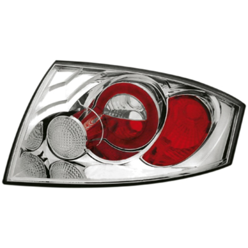 Πίσω φανάρια Audi TT (1998-2005) - chrome - σετ 2τμχ.