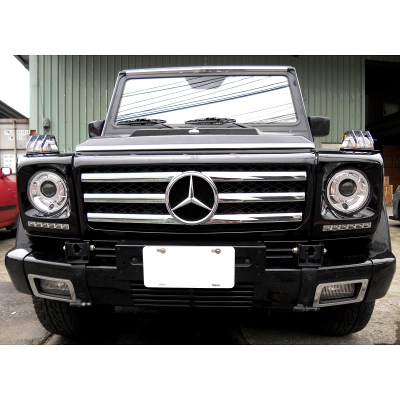 Φώτα ημέρας Mercedes W461 / W463 G-CLASS (1989-2010) - ασημένια σετ 2τμχ.