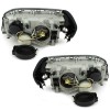 Φανάρια εμπρός Mercedes W140 (1991-1998) , χωρίς λάμπες (Η7) - σετ 2τμχ.