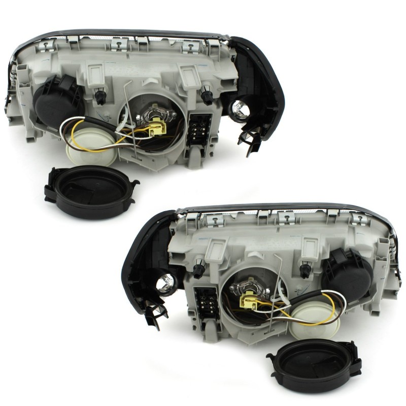 Φανάρια εμπρός Mercedes W140 (1991-1998) , χωρίς λάμπες (Η7) - σετ 2τμχ.