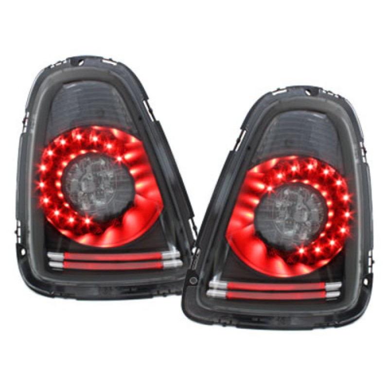 Πίσω φανάρια led Mini Cooper (2006-2008) - μαύρα - σετ 2τμχ.
