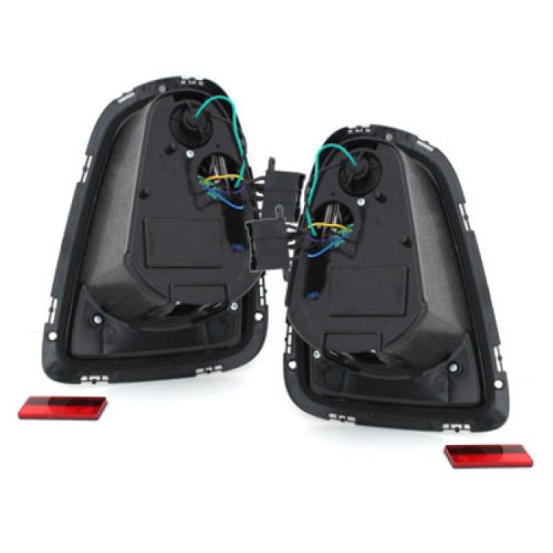 Πίσω φανάρια led Mini Cooper (2006-2008) - μαύρα - σετ 2τμχ.