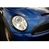 Φανάρια εμπρός Mini cooper (2006-2010) angel eyes - χρωμίου , με λάμπες (Η1) - σετ 2τμχ.