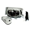 Φανάρια εμπρός Mercedes W201 E190 1982-1993) angel eyes, με λάμπες (Η1) - σετ 2τμχ.