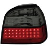 Πίσω φανάρια led Vw Golf III (1991-1997) hatchback / cabrio - μαύρα chrome - σετ 2τμχ.
