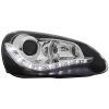 Φανάρια εμπρός Vw Golf 5 led με φώτα ημέρας , χωρίς λάμπες (Η7) - σετ 2τμχ.