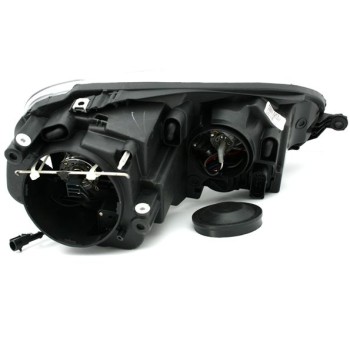Φανάρια εμπρός VW Golf 5 , μαύρα , με λάμπες (Η1) led - σετ 2τμχ.