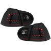 Πίσω φανάρια led VW Golf 5 - black - σετ 2τμχ.