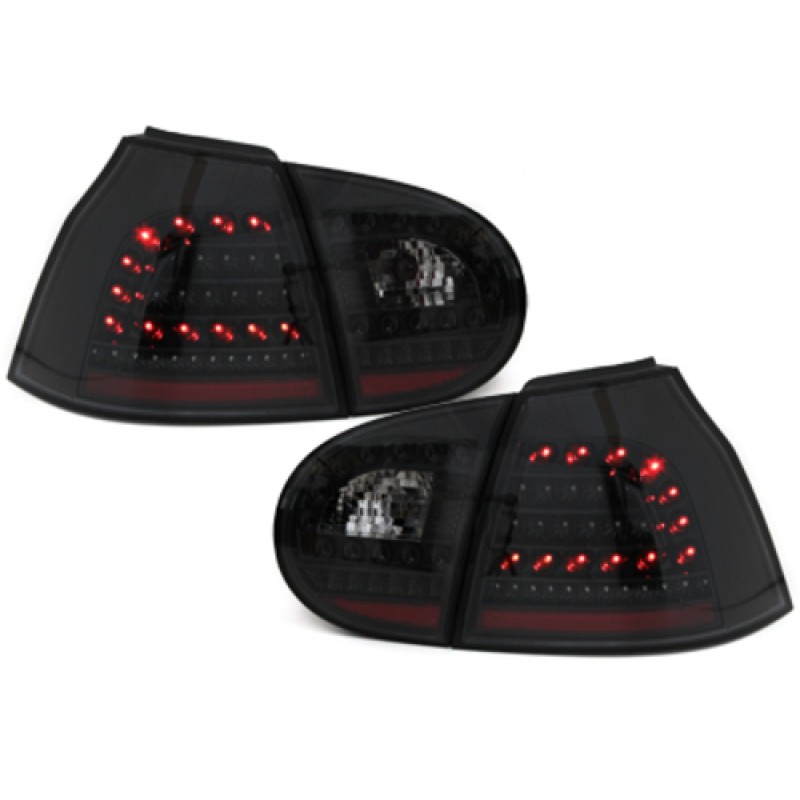 Πίσω φανάρια led VW Golf 5 - black - σετ 2τμχ.