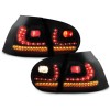 Πίσω φανάρια led VW Golf 5 - μαύρα - σετ 2τμχ.