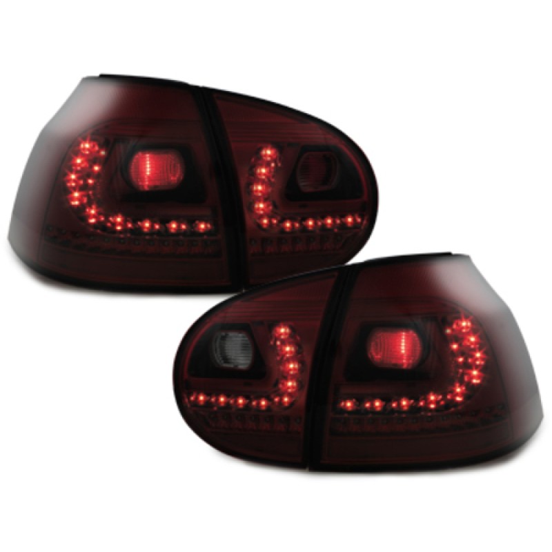 Πίσω φανάρια led VW Golf 5 - κόκκινα - σετ 2τμχ.