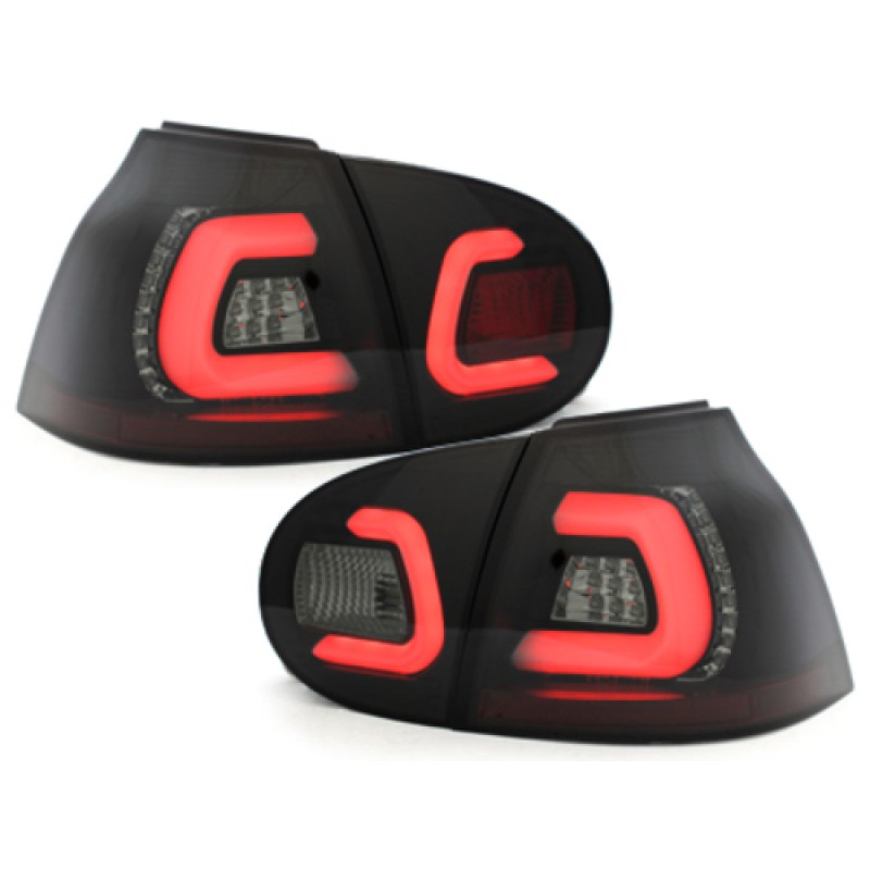 Πίσω φανάρια led VW Golf 5 (2003-2009) - lightbar design - σετ 2τμχ.
