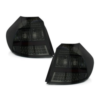 Πίσω φανάρια led BMW E87 (2004-2007) - chrome φιμέ - σετ 2τμχ.