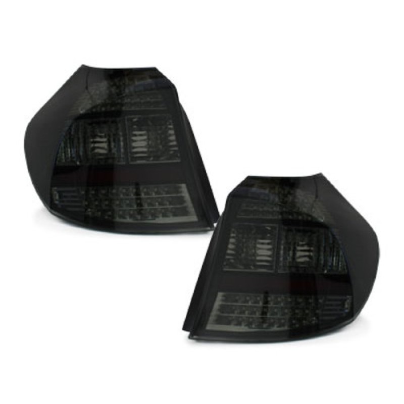 Πίσω φανάρια led BMW E87 (2004-2007) - chrome φιμέ - σετ 2τμχ.