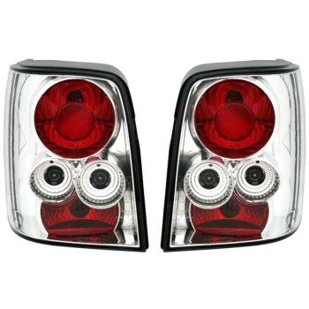 Πίσω φανάρια Vw Passat 3Β / Β5 combi (1997-2000) - chrome - σετ 2τμχ.
