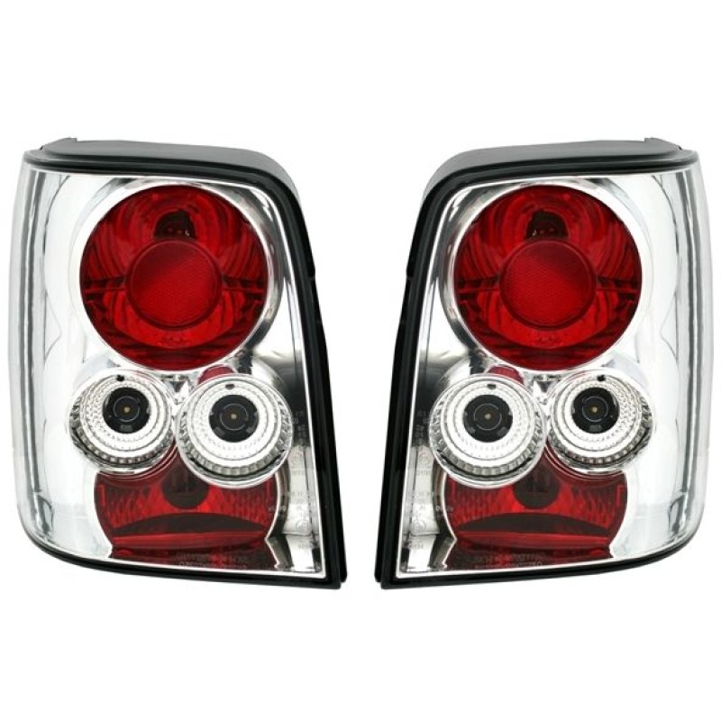 Πίσω φανάρια Vw Passat 3Β / Β5 combi (1997-2000) - chrome - σετ 2τμχ.