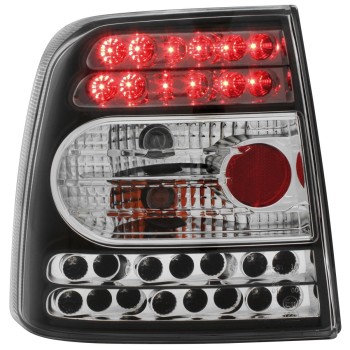 Πίσω φανάρια led Vw Passat 3Β / Β5 (1997-2000) - μαύρα - σετ 2τμχ.