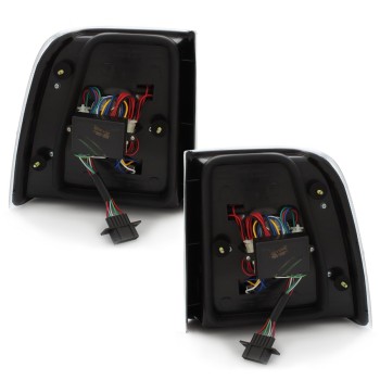 Πίσω φανάρια led Vw Passat 3Β / Β5 (1997-2000) - μαύρα - σετ 2τμχ.