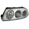 Φανάρια εμπρός Vw Passat B5.5 (2001-2005) angel eyes - chrome , με λάμπες (Η1) - σετ 2τμχ.