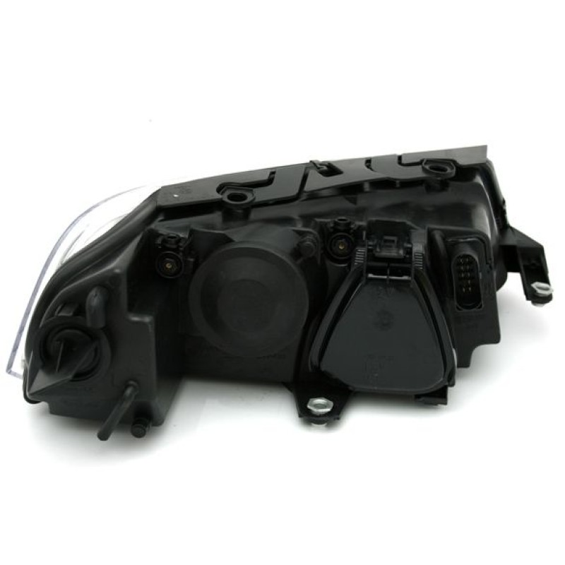 Φανάρια εμπρός Vw Passat B5.5 (2001-2005) angel eyes - chrome , με λάμπες (Η1) - σετ 2τμχ.