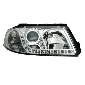 Φανάρια εμπρός Vw Passat B5.5 (2001-2005) led - chrome , χωρίς λάμπες (Η7) - σετ 2τμχ. Φανάρια εμπρός Vw Passat B5.5 (2001-2005) led - chrome , χωρίς λάμπες (Η7) - σετ 2τμχ.