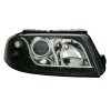 Φανάρια εμπρός Vw Passat B5.5 (2001-2005) led - μαύρα , χωρίς λάμπες (Η7) - σετ 2τμχ.