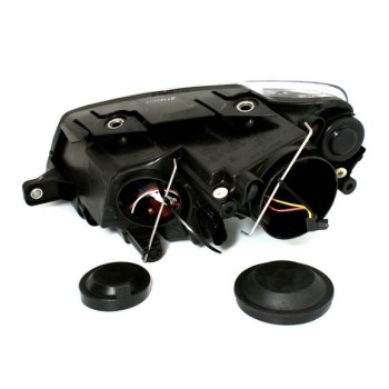 Φανάρια εμπρός Vw Passat 3C (2005-2010) led - μαύρα , χωρίς λάμπες (Η7) - σετ 2τμχ.