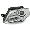 Φανάρια εμπρός Vw Passat 3C (2005-2010) led - chrome , με λάμπες (Η1) - σετ 2τμχ.